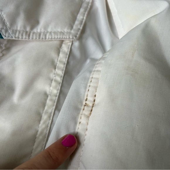 Vintage 90’s Puffer Ski Suit Jacket Prezzia Coat Funky Art to Wear Size Medium - Picture 8 of 11